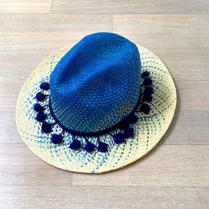 ONDAdeMAR Hand Made Bicolor Straw Hat
